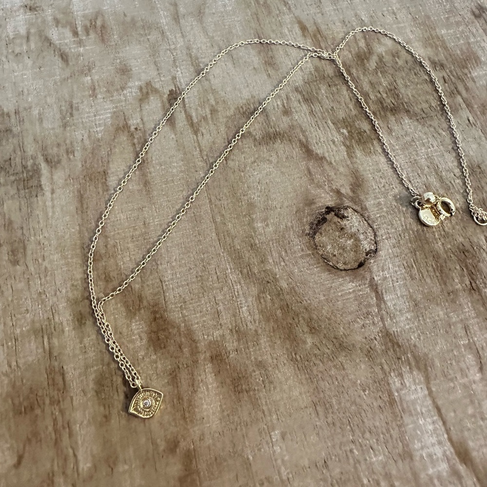 Gorjana evil eye necklace